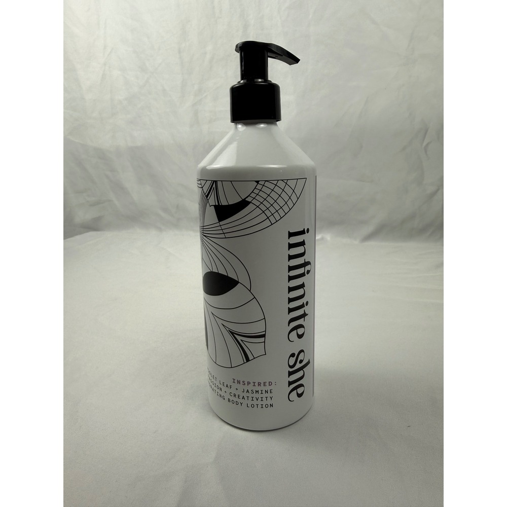 Infinite She Inspired Hydrating Body Lotion Violet Leaf Jasmine‎ 14 oz Pump